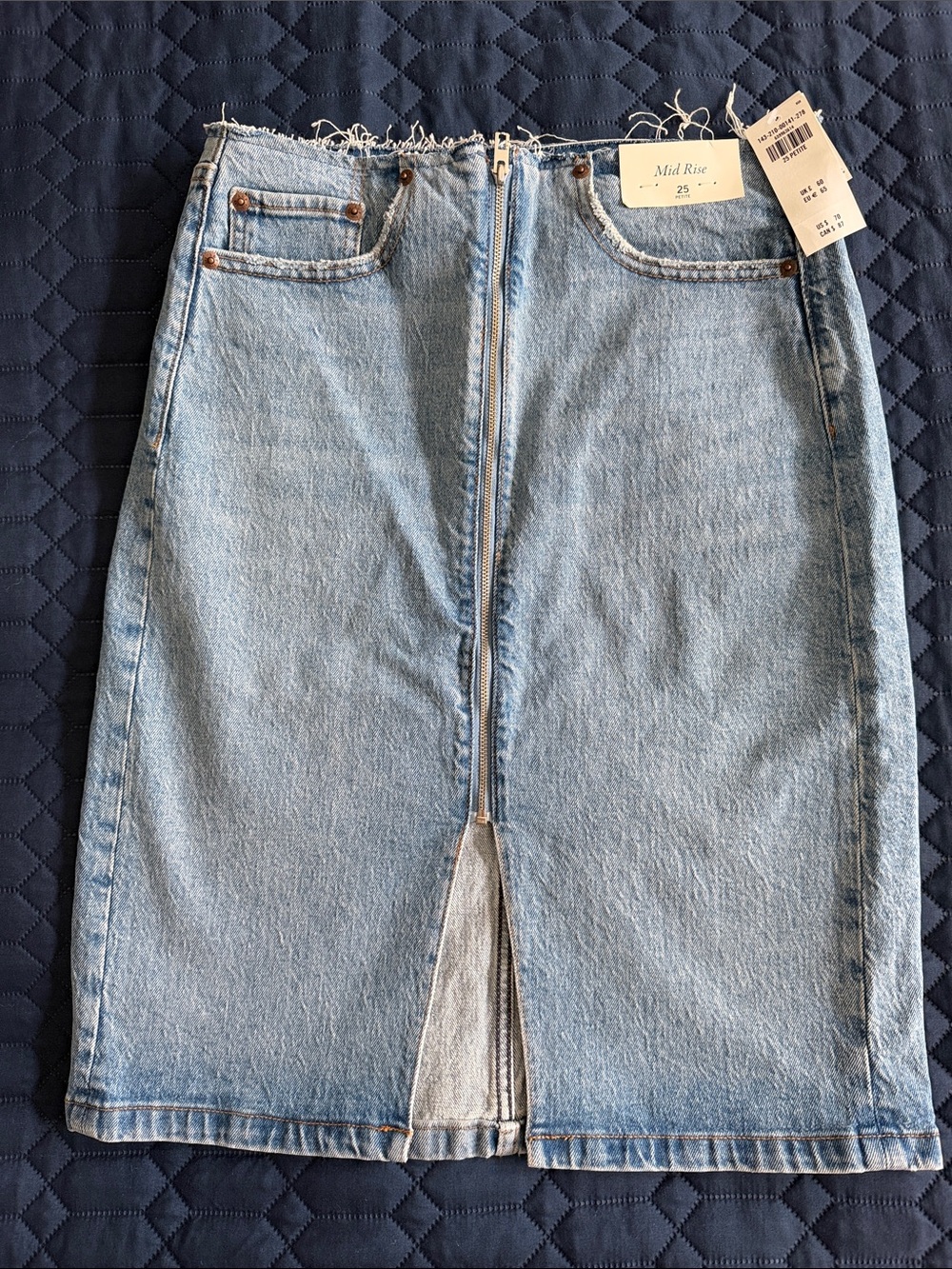 Abercrombie Denim Midi Skirt